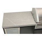 GrandPro Boční modulová skříňka s pracovní deskou a vinotékou | 90 cm