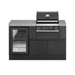 GrandPro Venkovní kuchyně BISTRO PREMIUM | Plynový gril s vinotékou | 139 cm