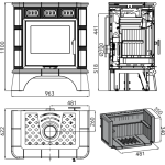 Kachlová kamna Haas Sohn MATERA medovník