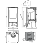 Krbová kamna Haas Sohn HERBORN II černá