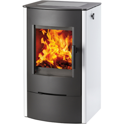 Haas Sohn FIREPOT se sklokeramickou deskou bílá