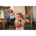 Haas Sohn Alytus II s výměníkem antracit, havana kachle