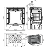 Kachlová kamna Haas Sohn MATERA s výměníkem zelená