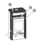 Obklad pícky pro krbová kamna Haas Sohn Livorno pískovec