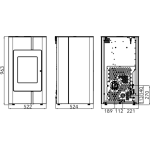 Peletová kamna Haas Sohn HSP VIANO