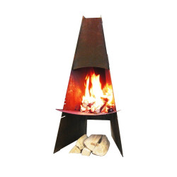 Aduro Venkovní krb / gril corten steel