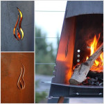 Aduro Venkovní krb / gril corten steel