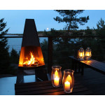 Aduro Venkovní krb / gril corten steel