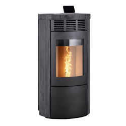 Peletová kamna Heta SCAN-LINE GREEN 250 kompletní obklad pískovec (Blackwood)