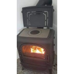 Litinová kamna Leda ANTIGUA K s varnou plotnou