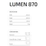 La Nordica LUMEN 870 elektrický krb s obkladem