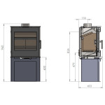 Krbová kamna HEDE 4D AIR