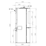 Hybridní kamna Aduro HYBRID H 2