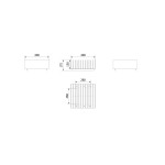 KRATKI Zahradní ohniště ERIZO 40/40