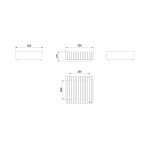 KRATKI Zahradní ohniště ERIZO 50/50