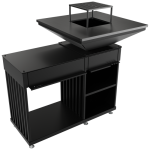 KRATKI Ohniště s grilem QUADRUM Horizontal