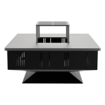 KRATKI Zahradní ohniště s grilem QUADRUM