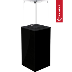 KRATKI Plynový ohřívač PATIO MINI strukturální černá