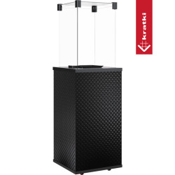 KRATKI Plynový ohřívač PATIO MINI černý prošívaný