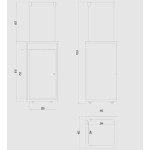 KRATKI Plynový ohřívač PATIO sklo / bílý