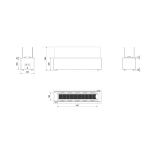 KRATKI Plynový ohřívač PATIO HORIZONTAL ruční ovládání