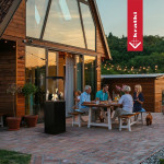 KRATKI Plynový ohřívač PATIO LIGHT černý