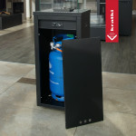 KRATKI Plynový ohřívač PATIO LIGHT černý