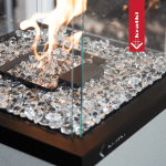 KRATKI Plynový ohřívač PATIO LIGHT Granito