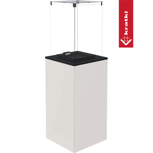 KRATKI Plynový ohřívač PATIO MINI bílý
