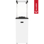 KRATKI Plynový ohřívač PATIO SLIM bílý