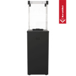 KRATKI Plynový ohřívač PATIO SLIM černý