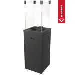 KRATKI Plynový ohřívač PATIO SLIM černý