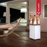 KRATKI Plynový ohřívač PATIO MINI bílý