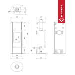 Krbová kamna Kratki PRO ERIK vysoká