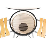 Keramický gril Kamado EGG 26 černý | velikost XXL