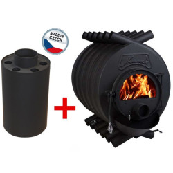Kamna Kanuk 3 (22 kW) + Výměník 160 mm / 540 mm + nářadí zdarma!  
