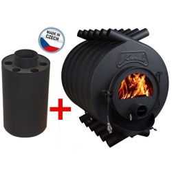 Kamna Kanuk 4 (25 kW) + Výměník 160 mm 500 mm + nářadí zdarma! 