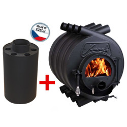 Kamna Kanuk 1 (10 kW) + Výměník 120 mm 500 mm + nářadí zdarma!  