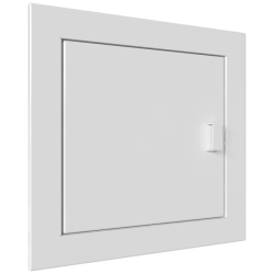 Revizní ocelová dvířka KRATKI bílá