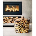 Univerzální plastový koš Flexi – dekor dřevo Lienbacher