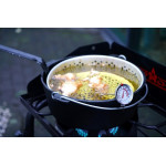 Litinový hrnec Camp Chef 30 cm s poklicí a košem 