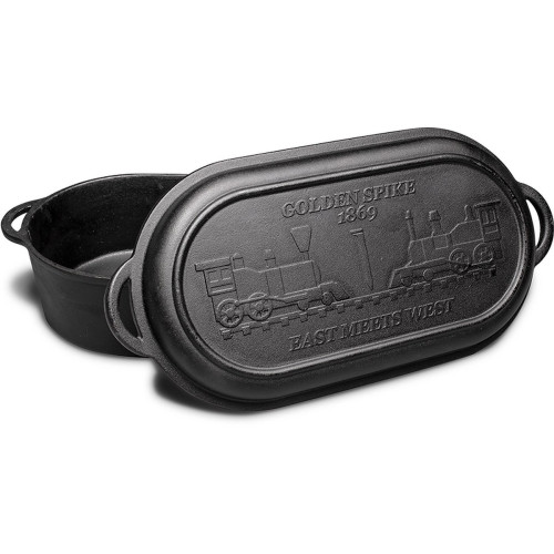Oválný litinový hrnec Camp Chef Dutch Oven 45 cm s víkem