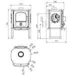 Litinová kamna MORSO 3142 CB
