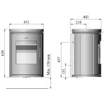 Litinová kamna MORSO 6170