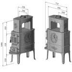 Litinová kamna MORSO 2B Classic