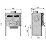 Litinová kamna MORSO 2140 CB