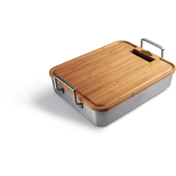 Napoleon Nerezový pekáč s bambusovým prkénkem | 2v1