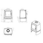 Nordflam ROMA litinová krbová kamna