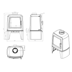 Nordflam CARINI litinová krbová kamna