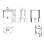 Nordflam BOLONIA litinová krbová kamna